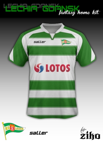 Polish Ekstraklasa Fantasy Kits Concepts - Lechia Gdansk
