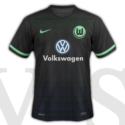 VfL Volfsburg Away kit 2016/17 season