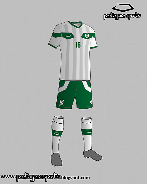Ireland National Football Team Away Kit 2016