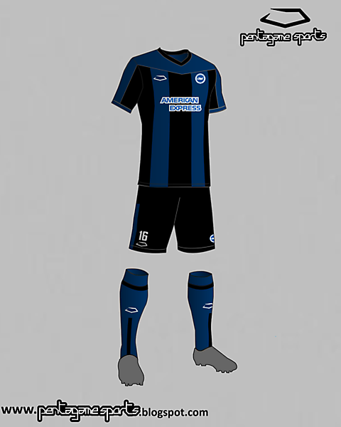 Brighton & Hove Albion (England) Away Kit 2016