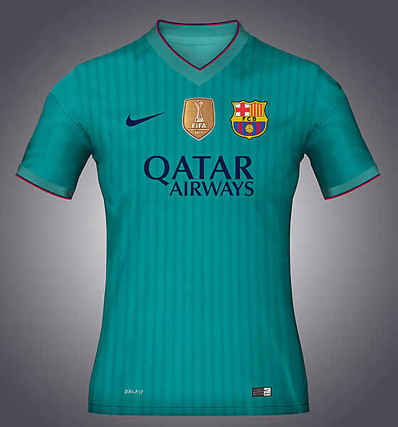 Barcelona Third Kit Concept 16-17