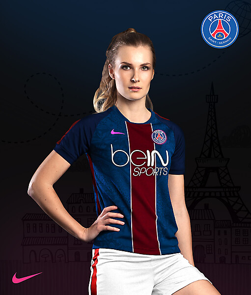 PSG Women Home - Nike kit 16-17