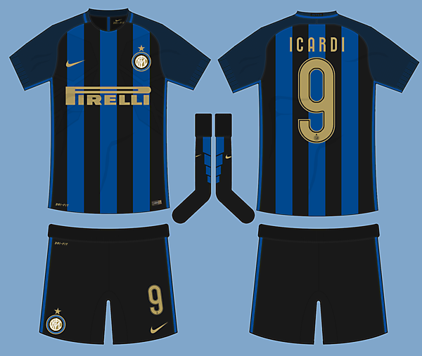 Internazionale 2016/17 Home Kit