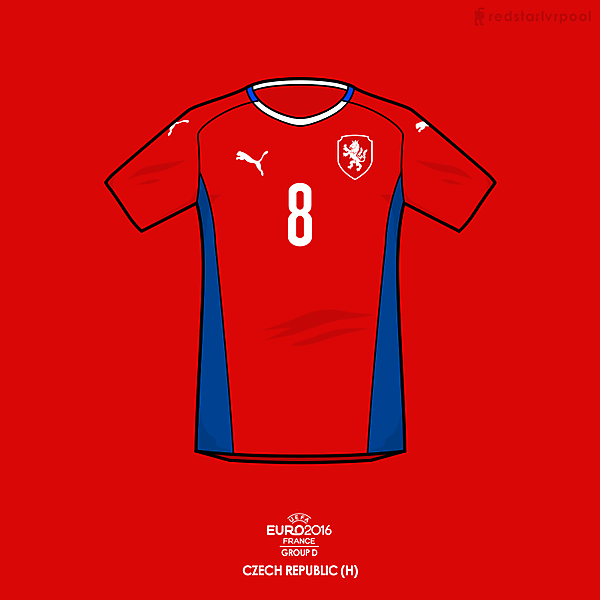 Euro 2016 - Puma Czech Republic Home