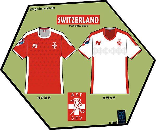 Switzerland Euro 2016 Fantasy Kit