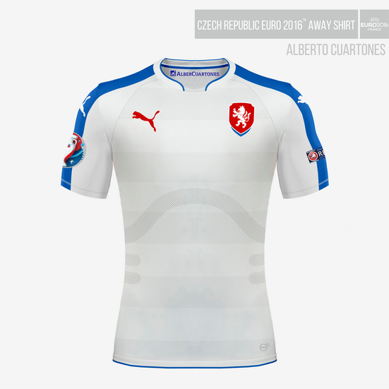 Czech Republic UEFA EURO 2016™ Away Shirt