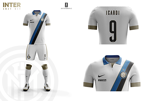FC Internazionale AWAY  Kit 2016-17 | Concept/Unofficial