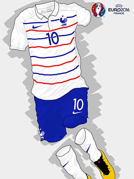 UEFA EURO 2016 - France Away Kit