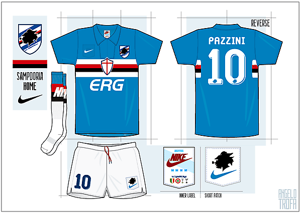 Sampdoria - Nike Template