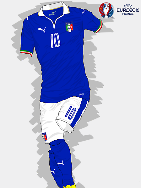 UEFA EURO 2016 - Italy Home Kit