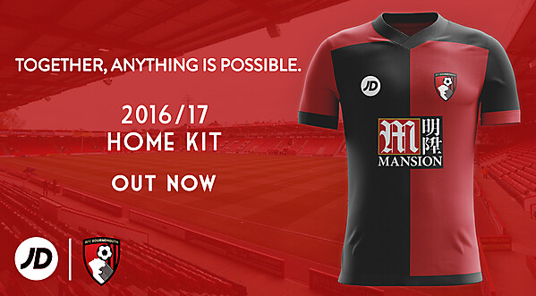 AFC Bournemouth Home Shrit 2016/17