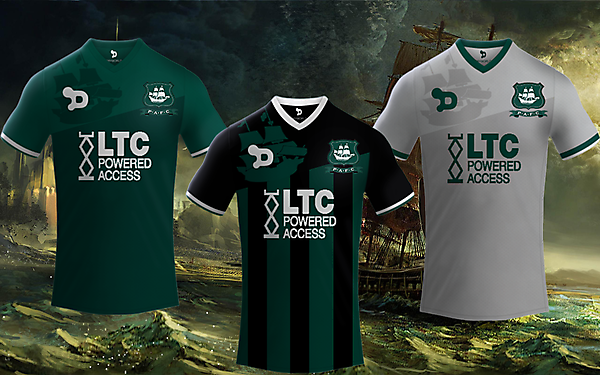 Plymouth Argyle Fc / Dryworld Kits 2017-2018