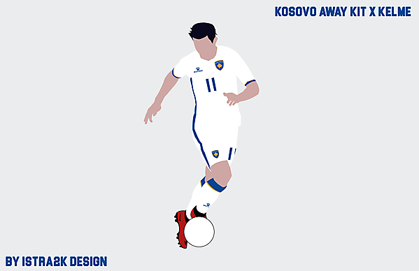 Kosovo away kit x Kelme