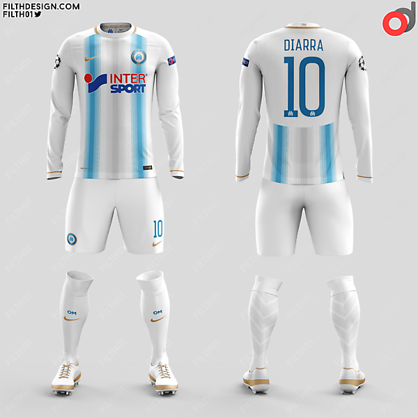 Olympique de Marseilles x Nike | Home Kit
