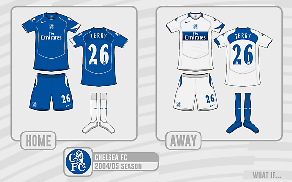 Chelsea FC 2004/05 Nike Kits (What if)