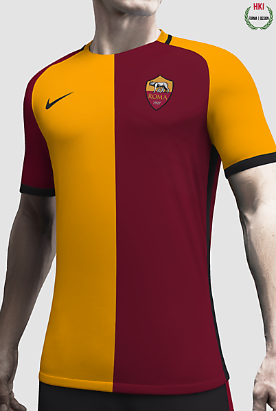 AS Roma x Nike Concept Home Kit 