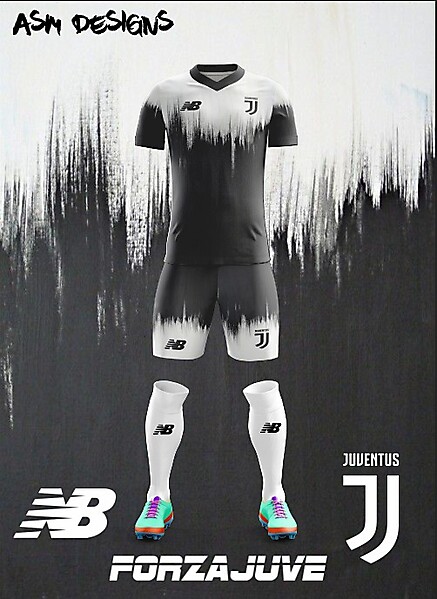Juventus F.C. New Balance 2018 Home Kit