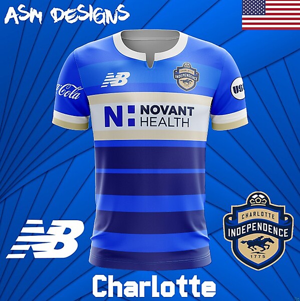 Charlotte Independence 2018 New Balance Home Kit