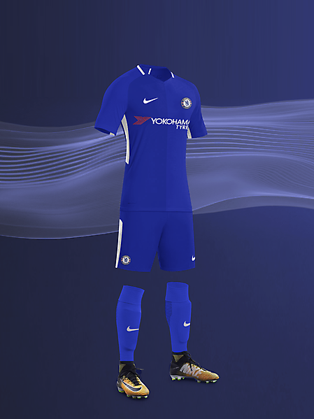 EPL NIKE KITS REDESIGN :Nike Chelsea Home 2017/18