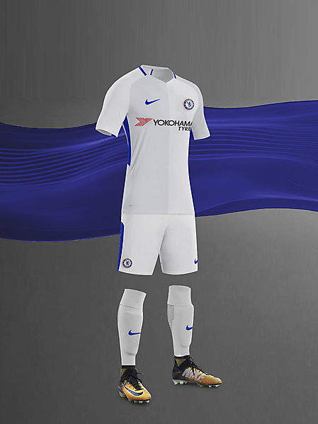 EPL NIKE KITS REDESIGN :Nike Chelsea Away 2017/18