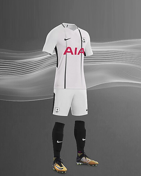 EPL NIKE KITS REDESIGN :Nike Tottenham Hotspur Home 2017/18
