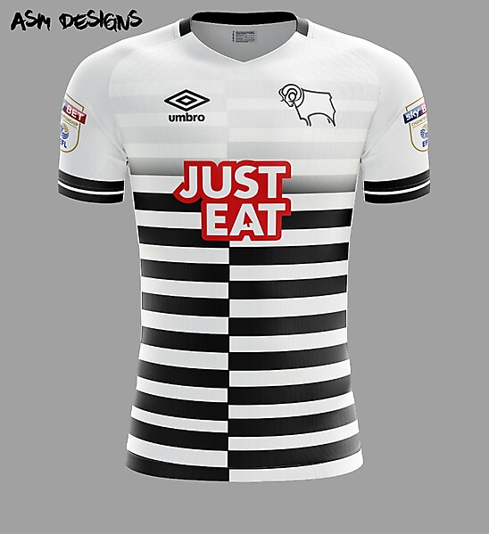 Derby County F.C. Umbro 2018 Home Kit