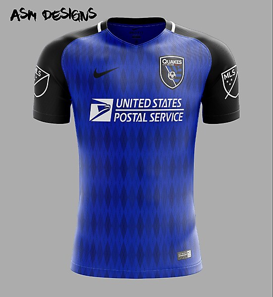 San Jose Earthquakes Nike 2018 Home Kit
