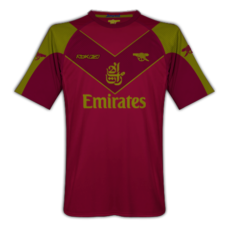 Arsenal Home, Away Third and Euro Home