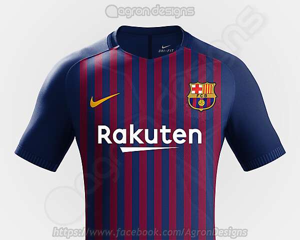 Nike Fc Barcelona 2018-19 Home Kit Prediction