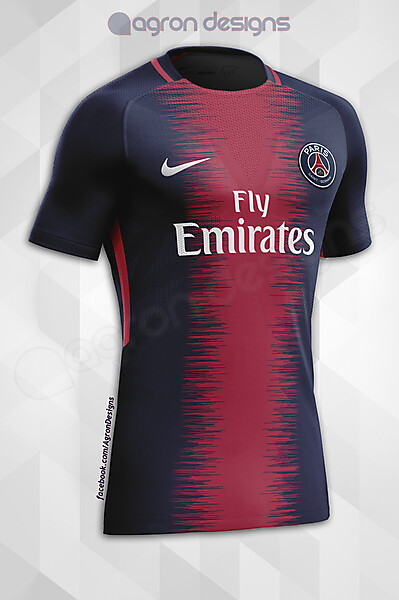 NIKE PSG 2018-19 HOME KIT BASED ON LEAKED IMAGES