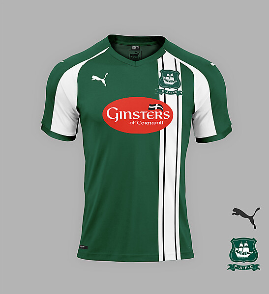 Plymouth Argyle home jersey