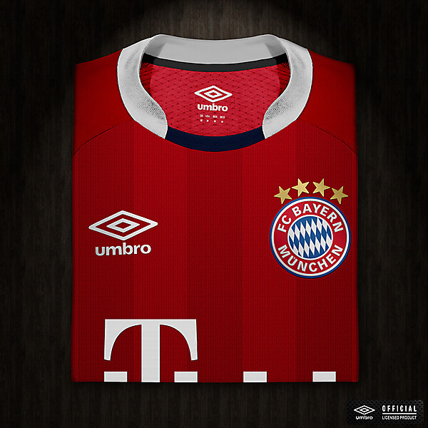 Umbro FC Bayern München Home Jersey Concept