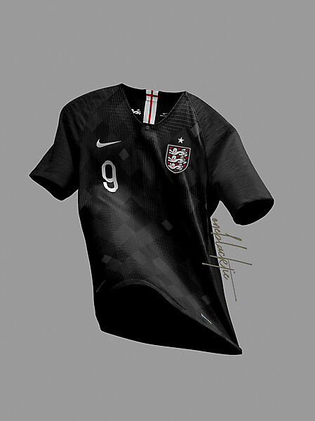 Nike England Blackout Jersey Concept