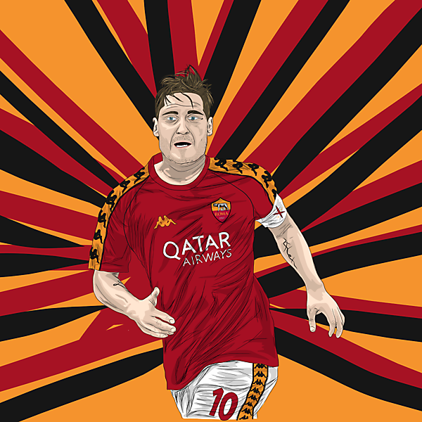 AS Roma Home Kit x Kappa (ft. Francesco Totti)
