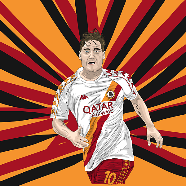 AS Roma Away Kit x Kappa (ft. Francesco Totti)