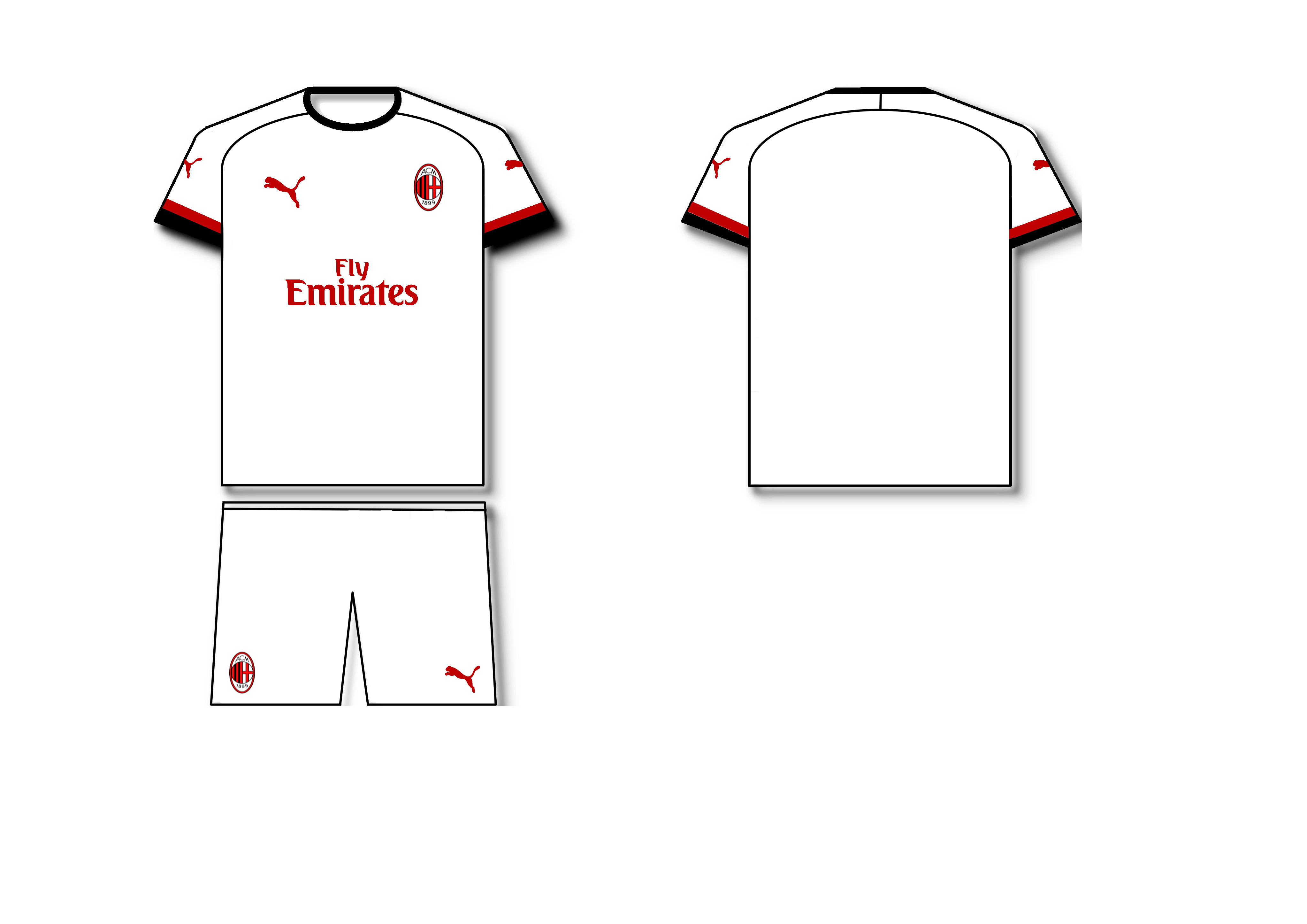 AC Milan away kit concept