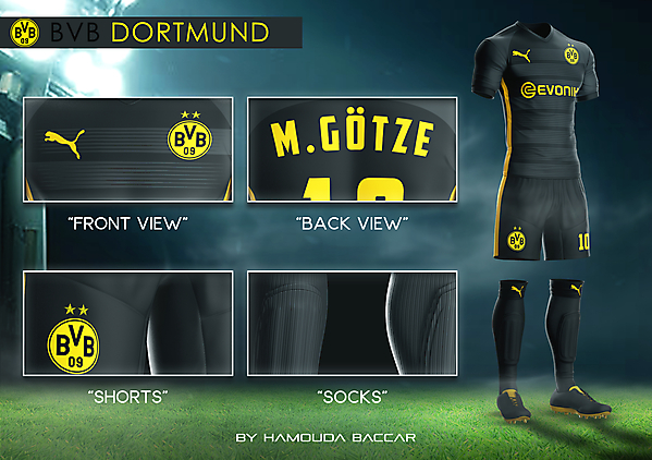 BORUSSIA DORTMUND Football Concept Kit 2018/2019