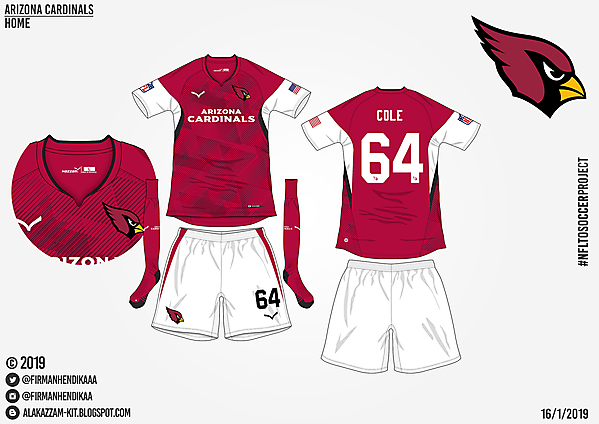 #NFLtoSoccerProject - Arizona Cardinals (Home)