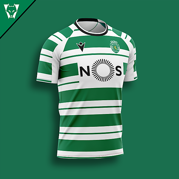 Sporting Lisbon Macron home concept