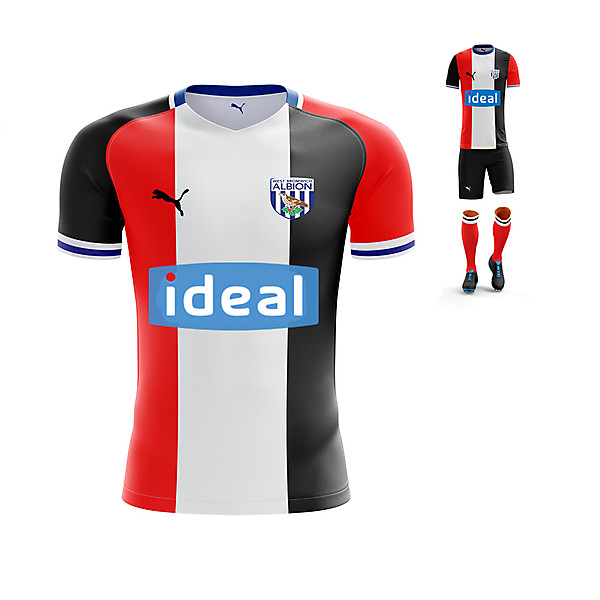 WBA 3rd kit (Black Country Flag) Concept