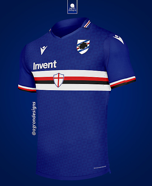 MACRON SAMPDORIA 2020-21 HOME KIT CONCEPT