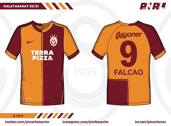 Galatasaray 20/21 Home x NIKE x PNRL