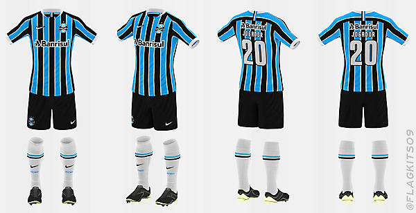 Grêmio (Home/Nike) (#fbr1920)