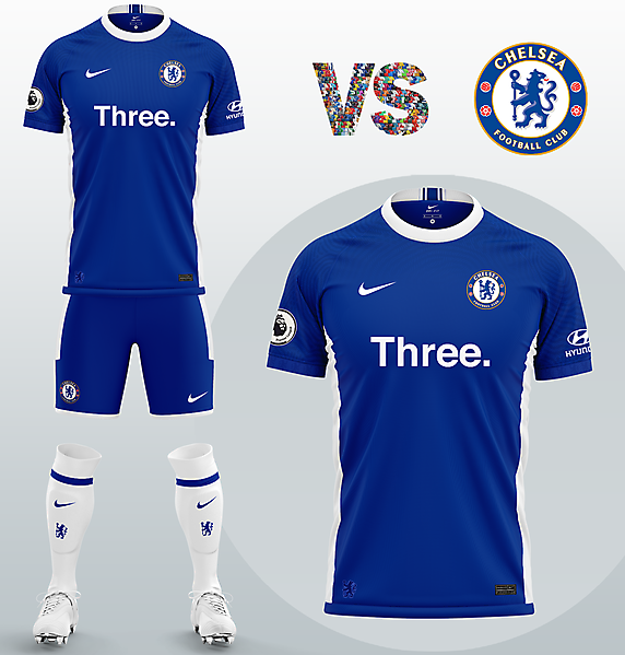 Chelsea FC Home kit with Nike (Concept 2020/21)