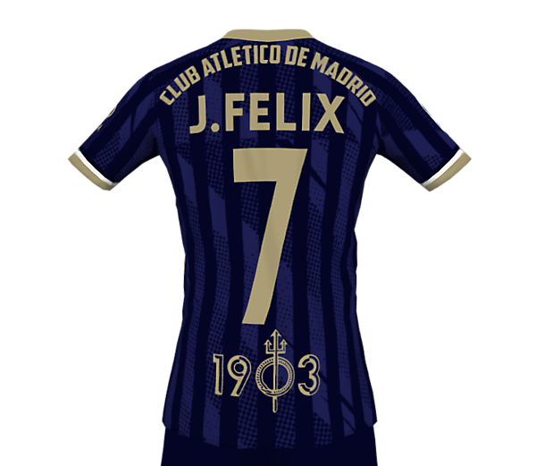 ATLETICO MADRID 21-22 FANTASY THIRD KIT (BACK)