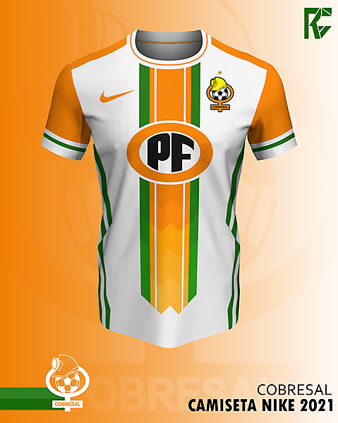 Concepto I - Cobresal x Nike camiseta Local (2021)