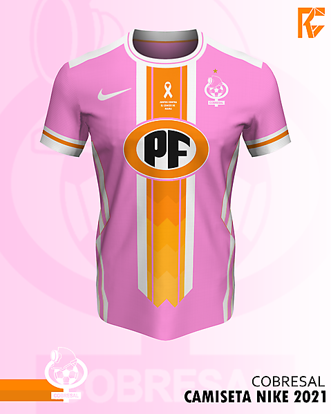 Concepto II - Cobresal x Nike camiseta Rosada