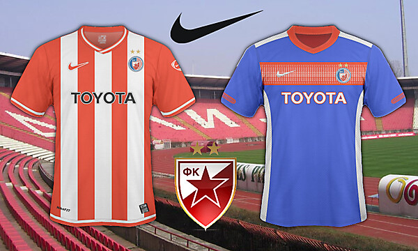 Crvena Zvezda 2010/11 Home And Away Shirt