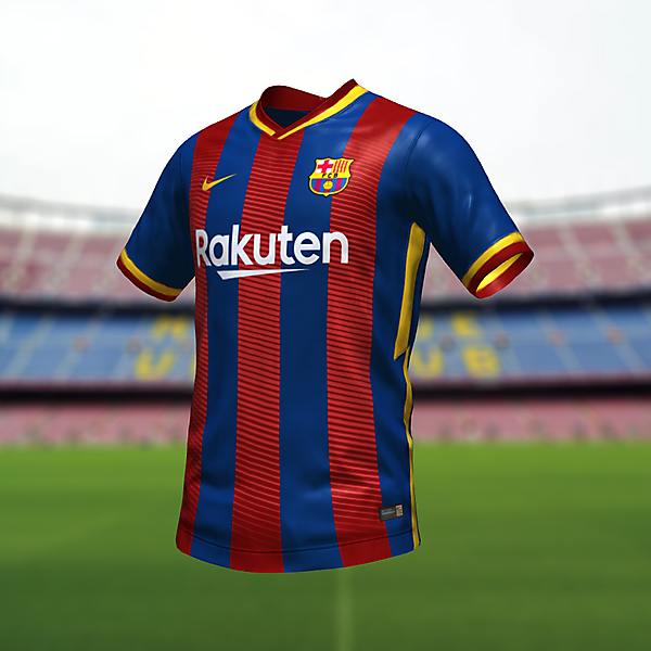 FC Barcelona 2021/22 Home Kit Concept