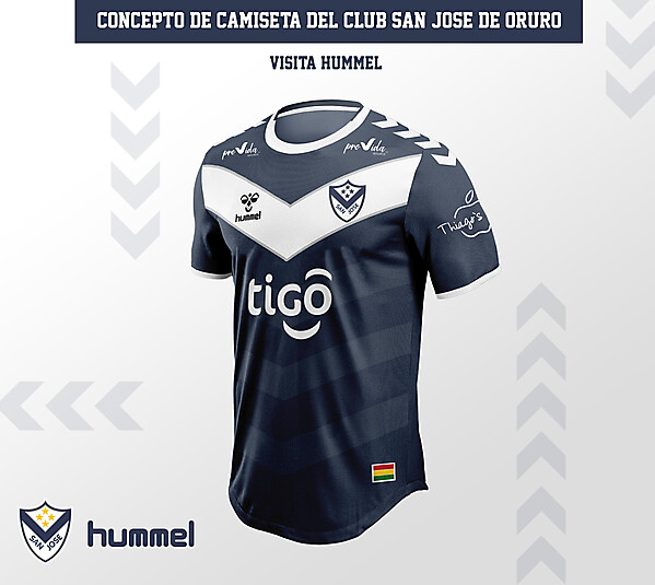 Camiseta San José de Oruro - Concepto Visitante